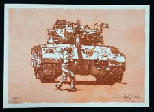 Mode 2 'David & Goliath' 2024 Ltd Ed Show Print Firesale Massive Attack Act 1.5