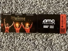 AMC The Warning Special Collectible Ticket Live from Auditorio Nacional, CDMX