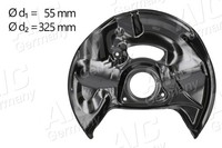 AIC Spritzblech Bremsscheibe 56585 Stahlblech FüR Mercedes Klasse W210 Model SLK