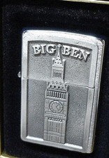 Rare 2003 London's Historic Big Ben Tower Emblem Zippo Lighter