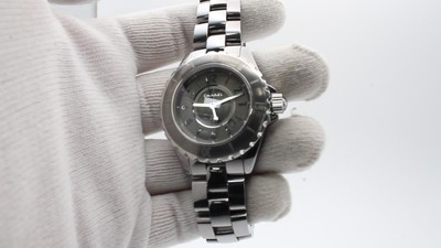 Chanel J12 Chromatic Ceramic 33mm Gray Dial Quartz Ladies Watch