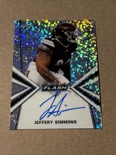 2019 Leaf Flash Jeffery Simmons Rookie Auto Tennessee Titans #BA-JS2