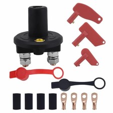 Car Battery Disconnect Switch, DC 12V 24V Vehicle Power Master Isolator Cut