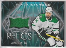 2024-25 BLACK DIAMOND MINE RELICS JERSEY JAMIE BENN DALLAS STARS #DMR-BE