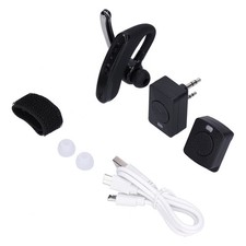 ⁺2 Way Radio Talkie Headset PTT Wireless Bluetooth 4.0 Earphone With K Type Port