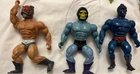 Vtg 1980s MOTU He-Man Action Figure Lot Of 3 Masters Of The Universe