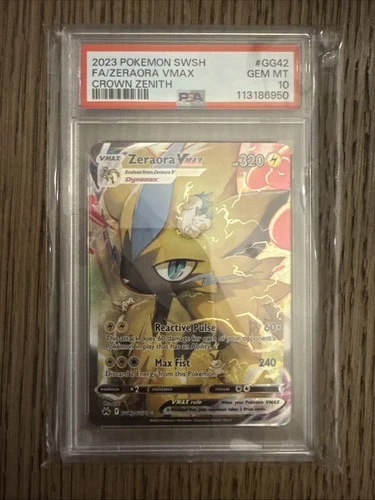 2023 Pokemon Crown Zenith SWSH Zeroara VMax GG42/GG70 PSA 10 Gem Mint
