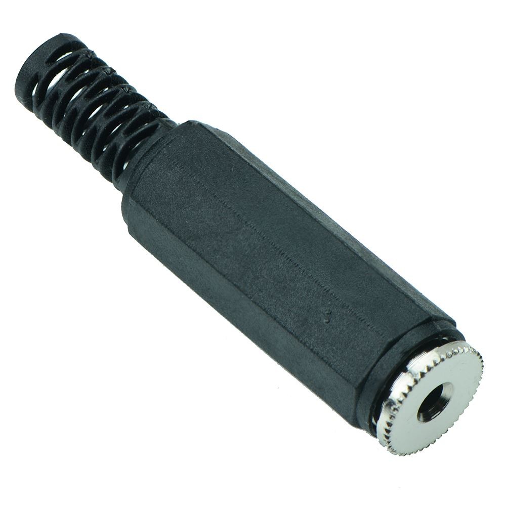 2.5mm Stereo Insulated Jack Socket Female Connector