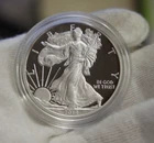 2014 W SILVER US EAGLE PROOF US Mint  One Ounce .999 FINE