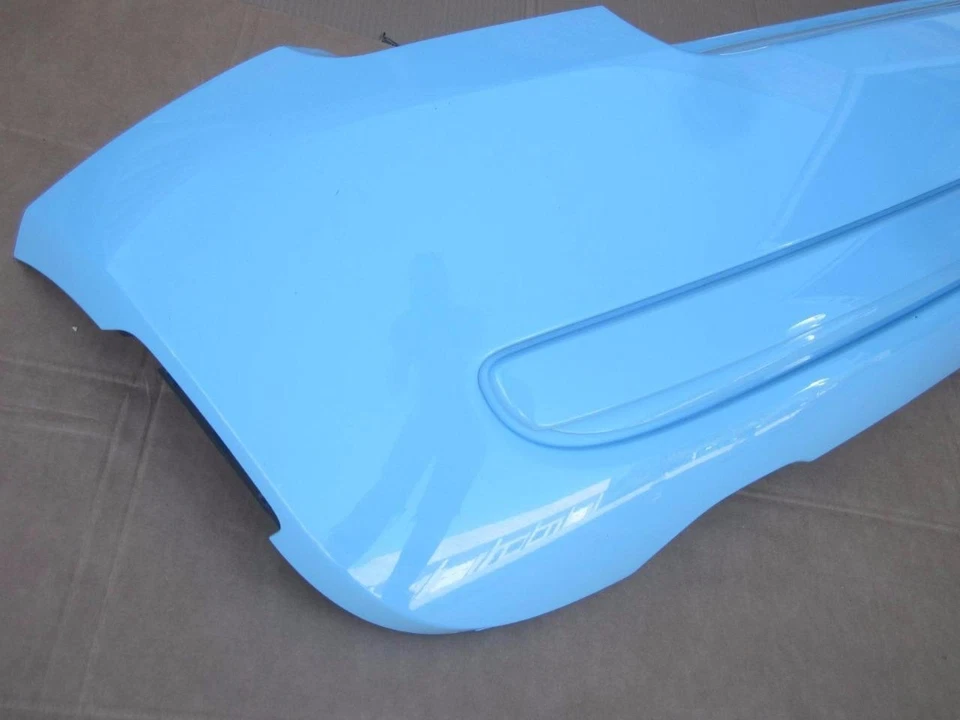 Оригинальная крышка заднего бампера 12 13 14 15 Fiat 500 Pop Lounge заводская краска небесно-голубой цвет - Изображение 2 из 4