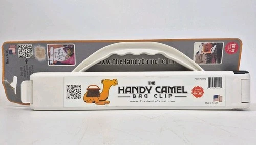 The Handy Camel Bag Clip Large 40 lb Dog Food Bag Easy Handle Made in USA A6