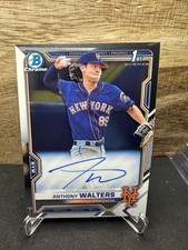 Anthony Walters 2021 Bowman Chrome 1st Prospect Autograph #CPA-AW, NY Mets