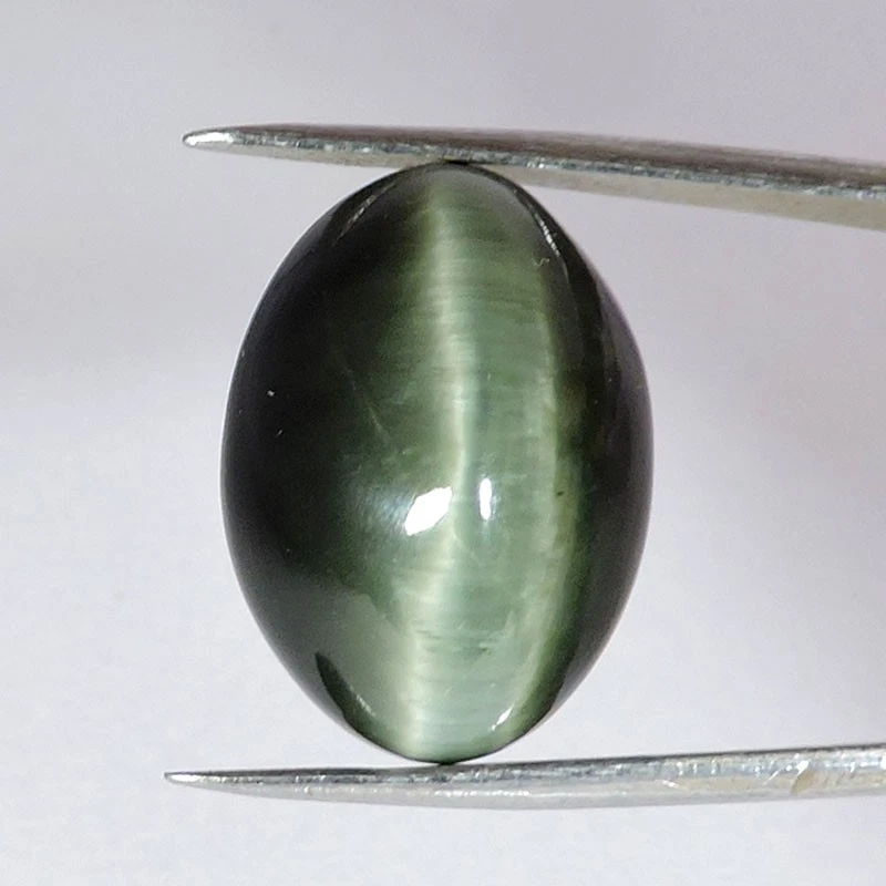 32.00Cts Natural Stunning Cat's Eye Quartz Oval Cabochon Loose Gemstone R343 - Image 2 of 3