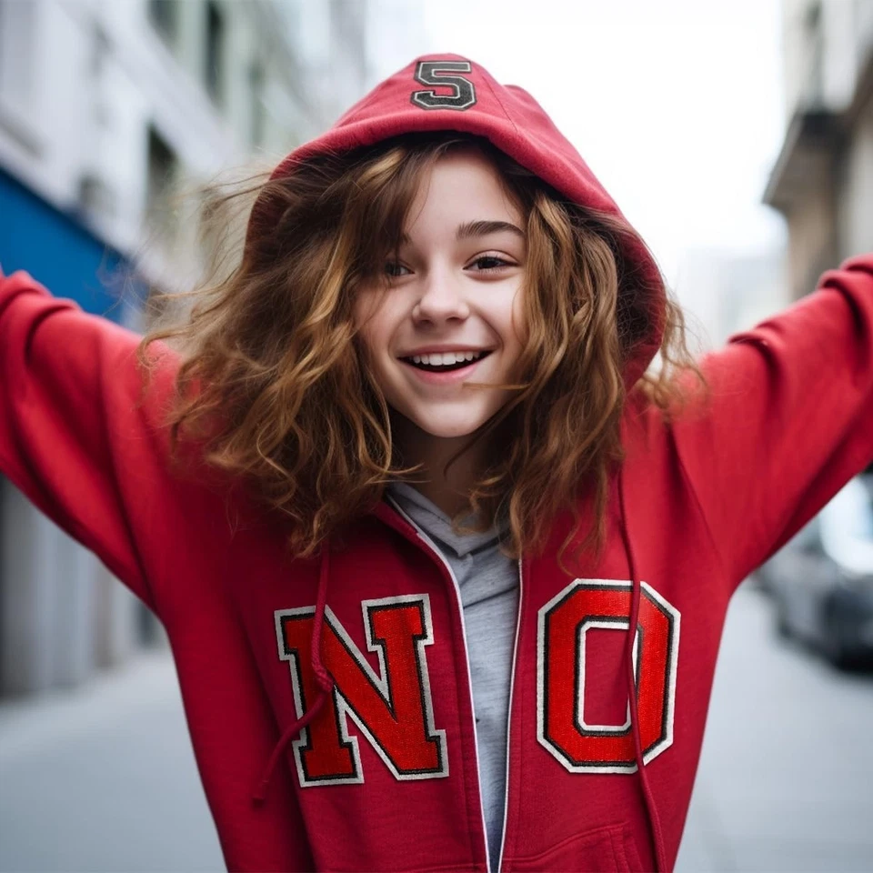 High-Quality Red Iron-On Embroidered Numbers Patches - Easy to Apply & Versatile - Image 4 of 4