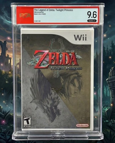 The Legend of Zelda: Twilight Princess • PSA 9.6 A+ • Nintendo Wii
