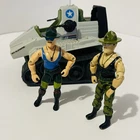 Vintage GI Joe Triple T Exterminator Vehicle Incomplete w 2 Sergeant Slaughter
