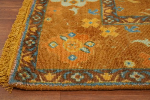Rust/ Orange Oushak Living Room Area Rug Wool Hand-knotted Oriental Carpet 5x8 - Picture 11 of 15