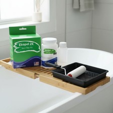 Ekopel 2K Odorless Roll-On Tub Refinishing Kit - Ultra Durable Gloss Finish