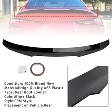 Gloss Black Rear Boot Spoiler For BMW 4 Series G22 G82 Coupe 2020+ PMS Style H0