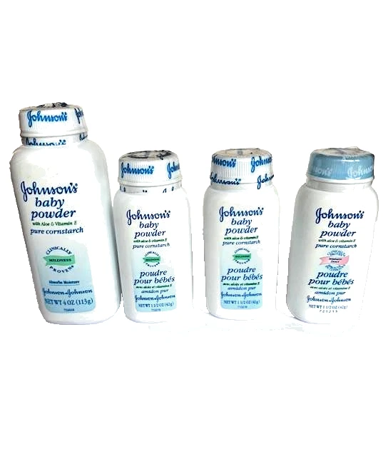 Lot 4 Johnson & Johnson's Baby Powder w/ Aloe & Vitamin E: 1- 4 oz & 3-1.5 oz
Opens in a new window
