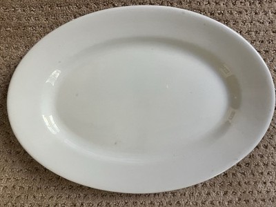 Antique J .& G. MEAKIN Ironstone China Oval Platter 13.5” X9.5