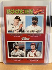 2026 Topps Heritage - Quad Rookies Jacob Melton, Troy Johnston, Nathan Church...