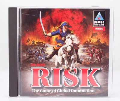 Risk CD-ROM Game! HASBRO INTERACTIVE! Just Like The Board Game RARE WIN95