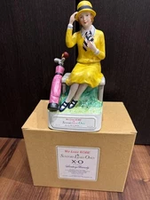Suntory ladies Open Golf 1999 Limited Whiskey Empty Ceramic Bottle Decanter JP