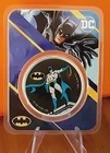 *BATMAN* 2023 Samoa 1 oz Silver DC Comics Colorized with TEP