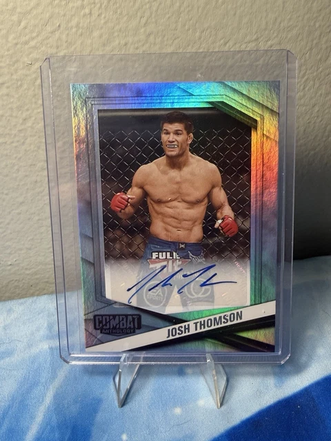 #2025 Panini Combat Anthology Josh Thomson Base Signatures Auto #16