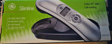 GE Slimline Phone Black Caller ID Call Waiting Model 29267GE3-BGE Slimline Phone
