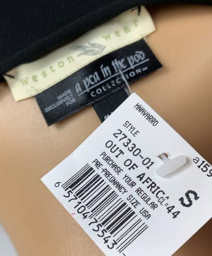 Top camicia Anthro Weston Wear nero collo cappuccio senza maniche Pea In The Pod taglia small - Foto 4 di 5