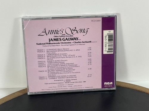 Annie's Song & Other Galway Favorites by James Galway (CD) Flute w/Orchestra NEW - Picture 2 of 5