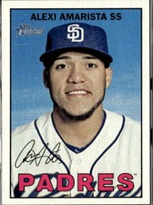 2016 Topps Heritage Alexi Amarista San Diego Padres #406  3 Card Lot