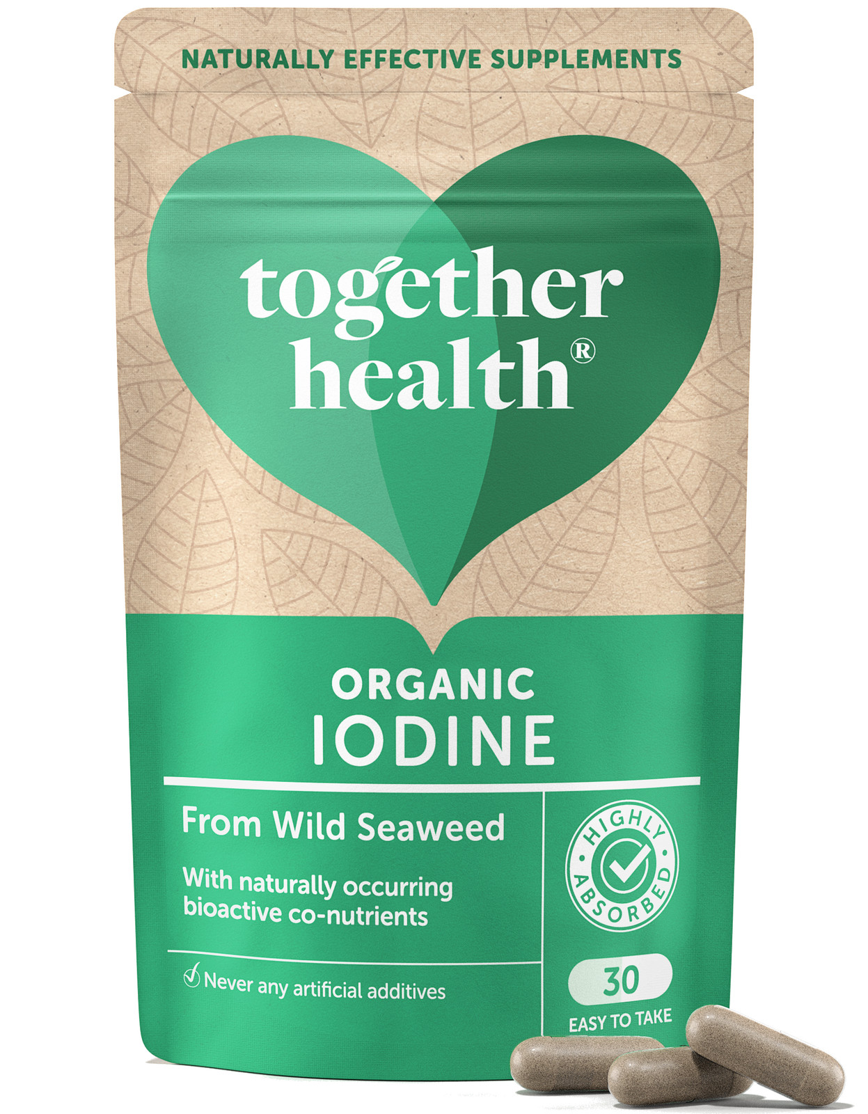 Together Health Organic Seaweed Iodine 30 Capsules