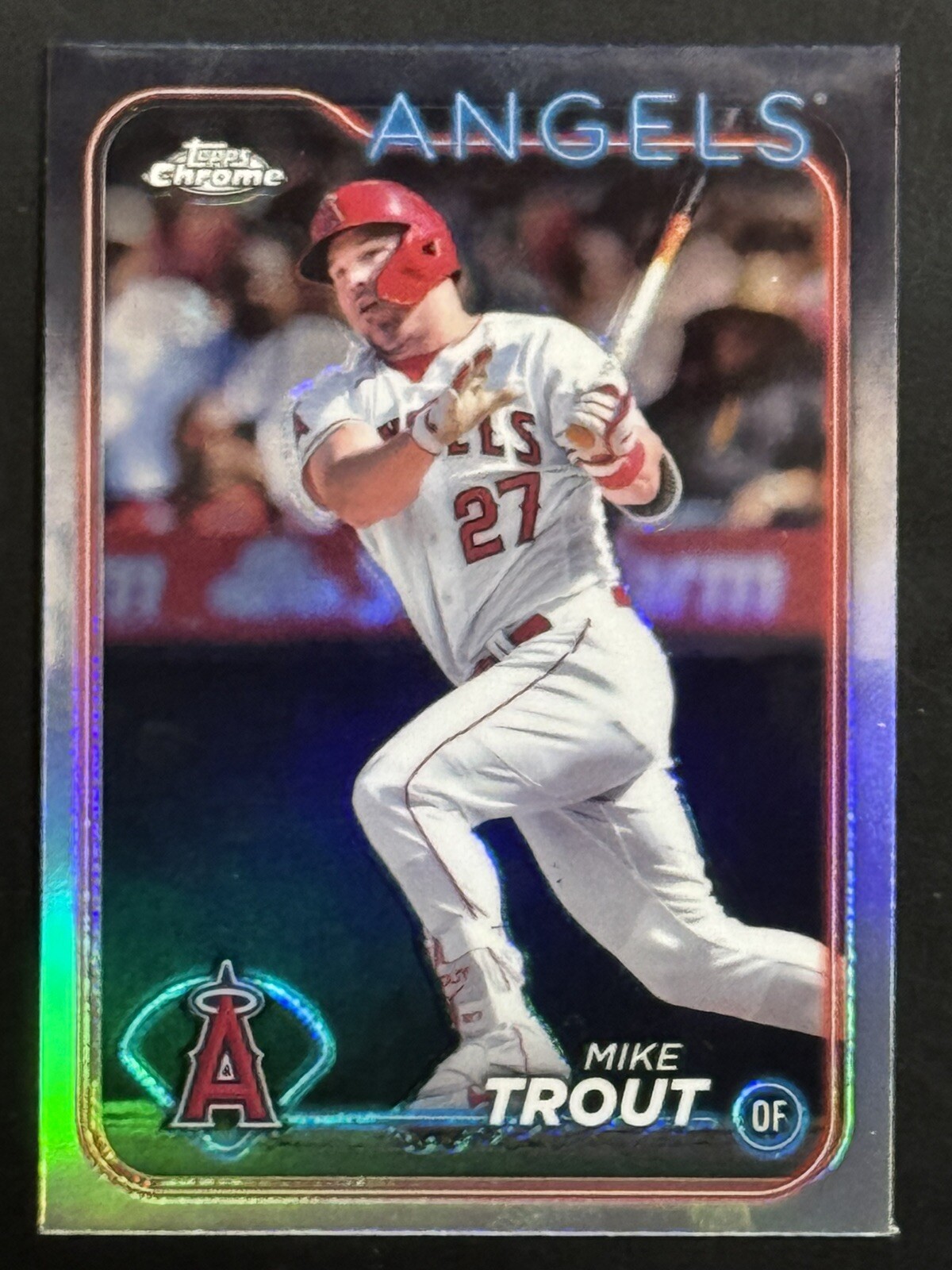 2024 Topps Chrome - Mike trout #200 Refractor - Angels