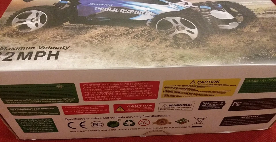 vortex Tozo 1/18th Scale Electric RTR 2.4Ghz RC 4WD Used Unverified - Image 3 of 4