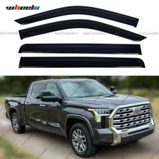 Out-Channel Vent Shade Window Visors For Toyota Tundra CrewMax/Crew Cab 22-24 4X