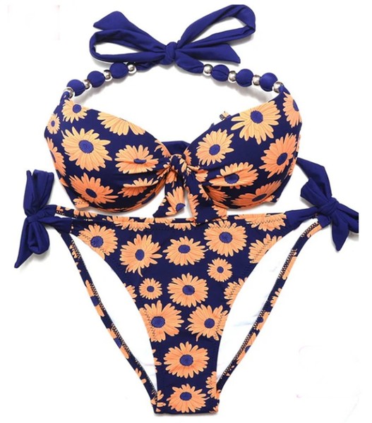 Eonar, bikini con sujetador push-up con relleno y aros