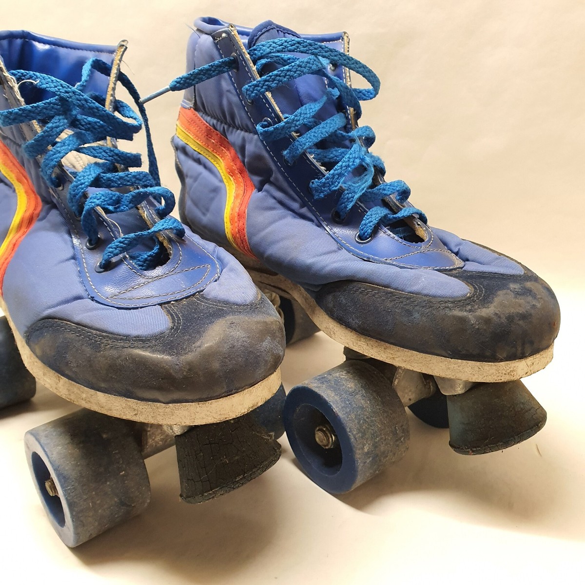 Ancienne Paire De Patins à Roulettes Vintage – Taille 9, Fabrication Chine