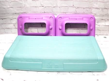 Vintage The Step Original Aerobic Platform 2 Risers