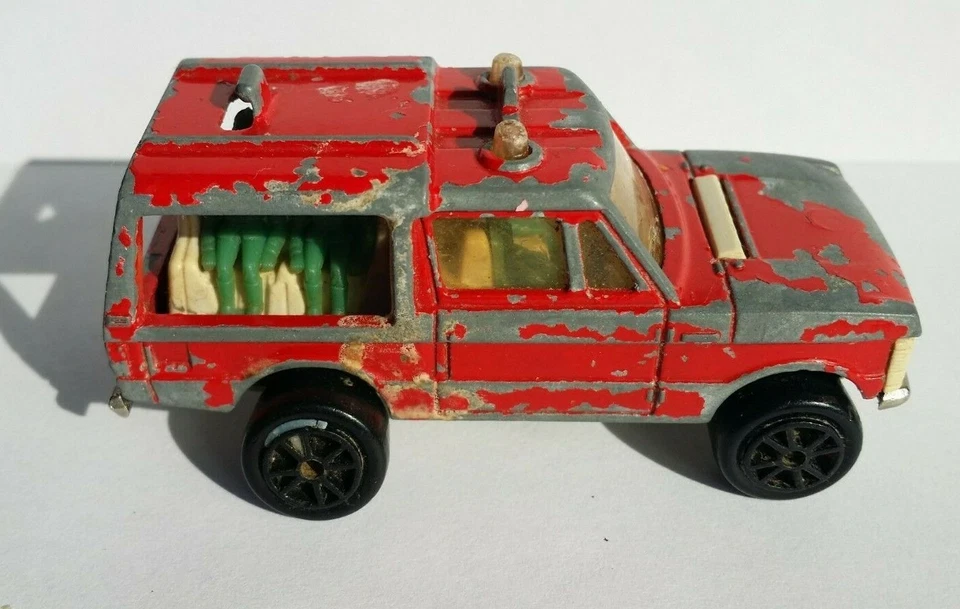 Range Rover Majorette Rojo Pasajeros ECH 1/60 Nº 246 Hecho en Francia 3" Raro Foto 2 de 4