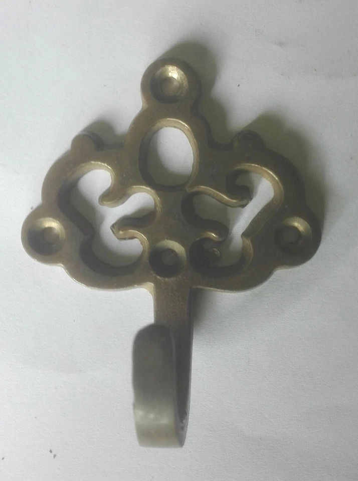 5 anciens crochet mural patère porte manteau motif ajouré - Photo 2/3