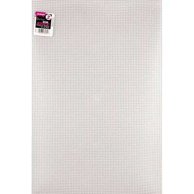 Darice 7 Mesh CLEAR ULTRA STIFF PLASTIC CANVAS 12" X 18" CLEAR 1 Sheet ...
