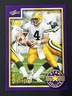 1999 Score Football Brett Favre Packers Star Salute S-97