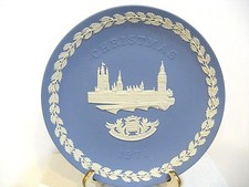 JASPER BLUE 1974 HOUSE OF PARLIAMENT CHRISTMAS COLLECTOR PLATE