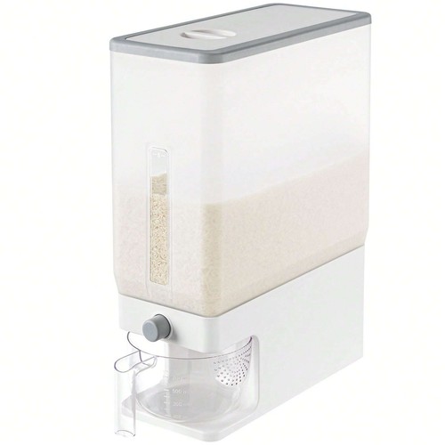 Rice Dispenser 25 Lbs(11.3kg), Rice Storage Container Sealed-Lightning Deals