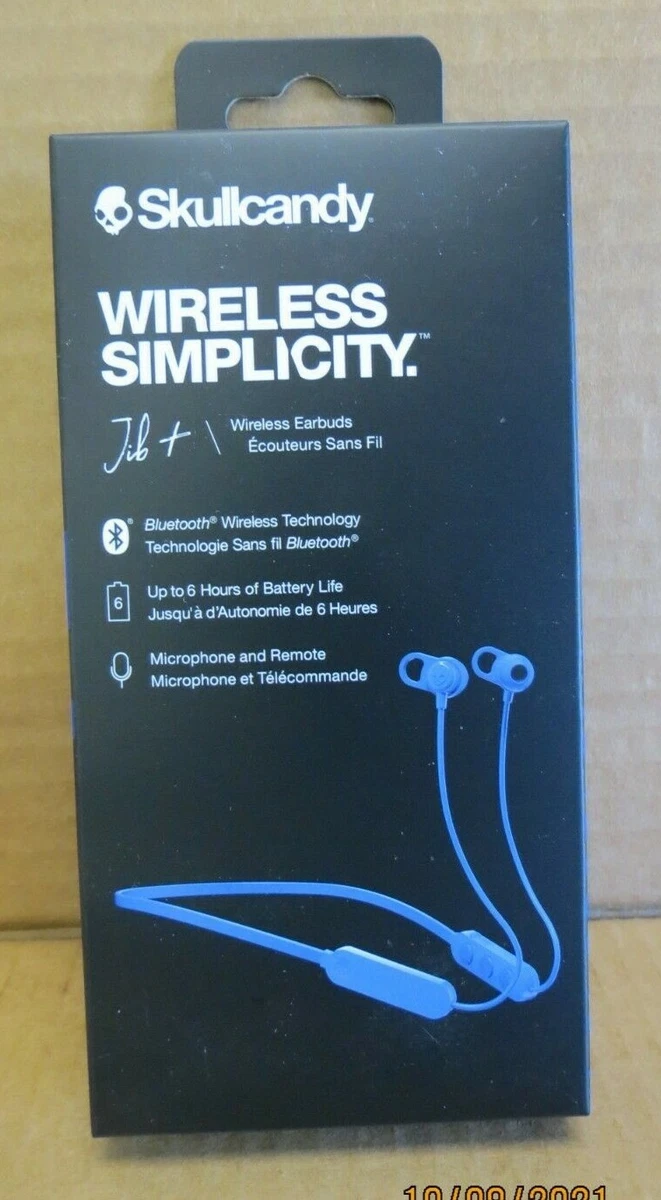 SKULLCANDY S2JPW M101 JIB WIRELESS SIMPLICITY BLUETOOTH EARBUDS