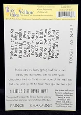 My Mind's Eye ~ LITTLE BOY ~ Tiny Tales Vellum Stickers Quotes Sayings FREE SHIP