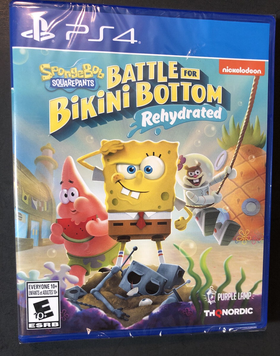 Spongebob Battle For Bikini Bottom Rehydrated Ps4 Pre Order